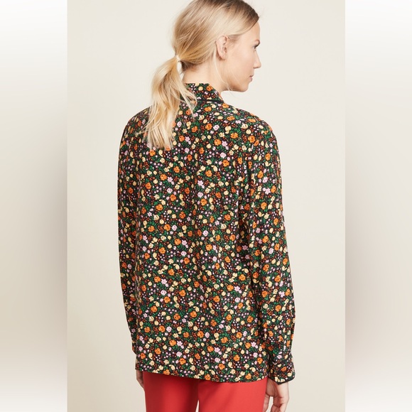 GANNI multicolor silk Joycedale Blouse, size M (EU 40) - Picture 4 of 14